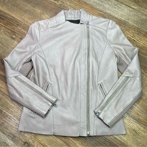 Halogen 100% Leather Moto Jacket Size XS